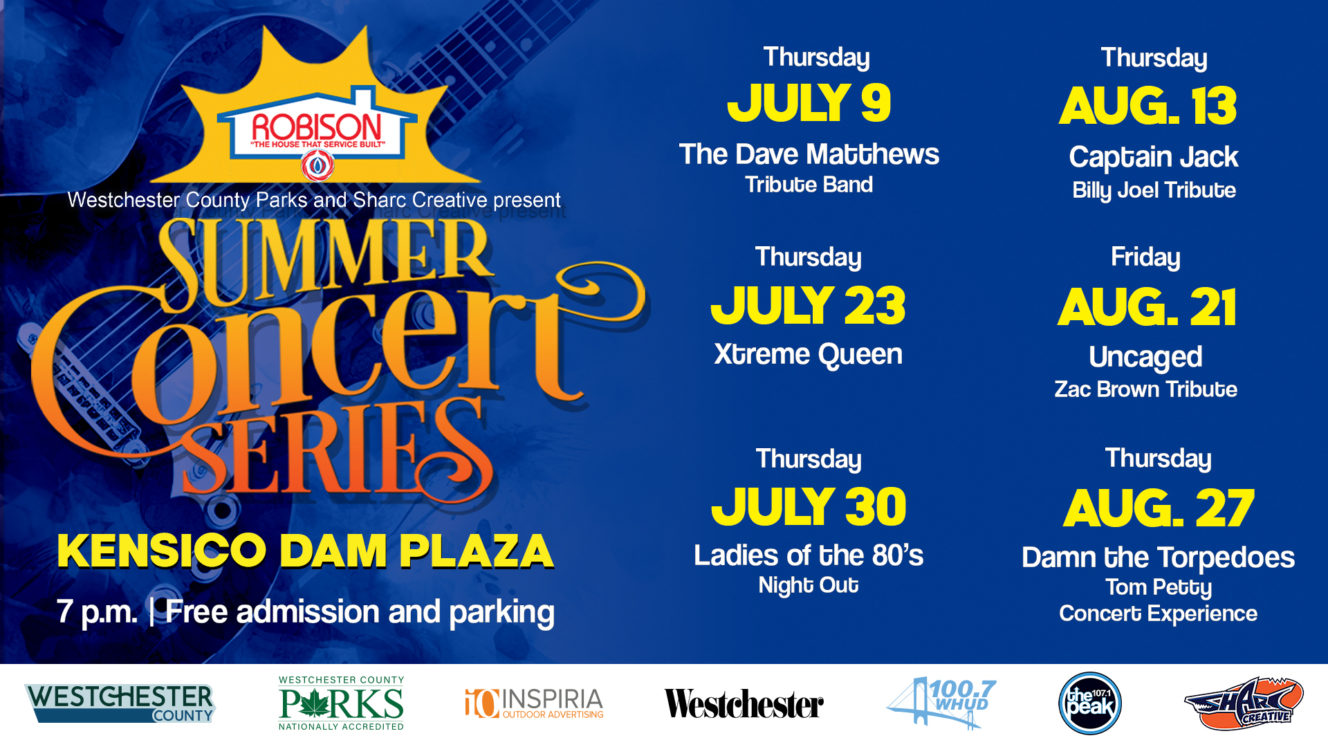 Robison Summer Concert Series event graphic